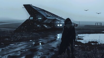 荒廃的なSF風の画像 186 Generative AI