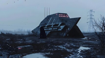 荒廃的なSF風の画像 187 Generative AI