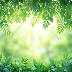 Obraz premium Sunlight Sonata: Nature's Light Crafting Complex Designs