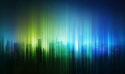 Blue and green gradient background, simple gradient background