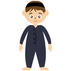 Traditional Indonesian Costume Illustration Set