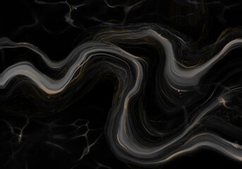 black marble liquid painting golden glitter detail texture luxury background 