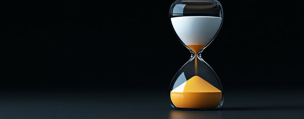 An office setting with a minimalist design, featuring a close-up of time management techniques and productivity tips