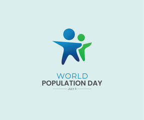 World Population Day Social Media Illustration