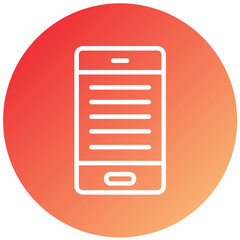 Fototapeta premium Vector Design Smartphone Icon Style
