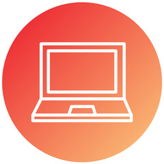 Vector Design Laptop Icon Style
