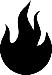 Flame Icons – Fire Symbol Silhouettes for Design and Branding