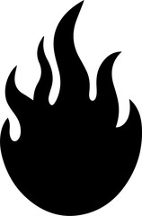Flame Icons – Fire Symbol Silhouettes for Design and Branding