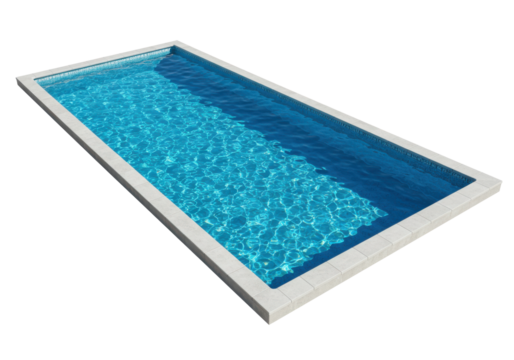 swimming pool isolated cut-out - Powered by Adobe