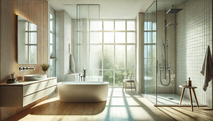 広いゆったりとしたバスルーム