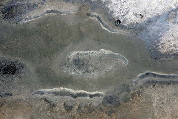 footprint in the sand