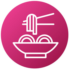 Vector Design Pasta Icon Style
