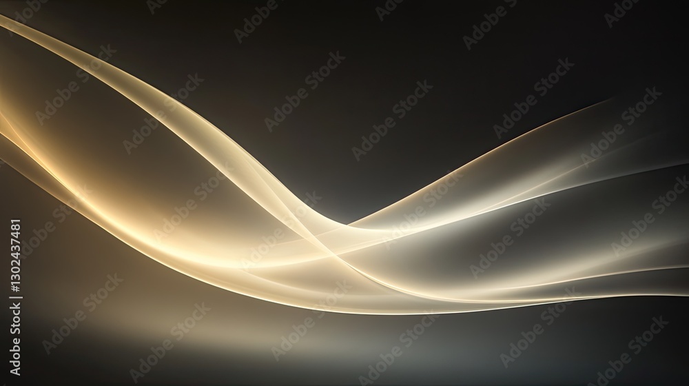 Poster a soft light glow creating a hazy, abstract texture on a dark background, offering perfect space for