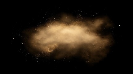 Fototapeta premium A soft light glow creating a hazy, abstract texture on a dark background, offering perfect space for copy or graphic design.