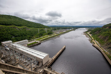 Zeyskaya hydroelectric power station.