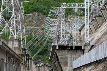 Zeyskaya hydroelectric power station.
