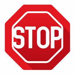 stop sign isolated
