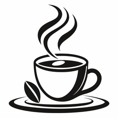 cup of coffee with steam