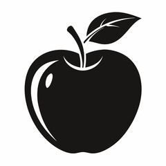 vector illustration of an apple isolated