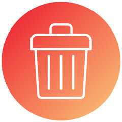 Vector Design Trash Icon Style