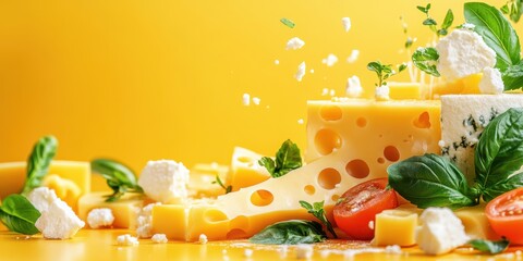 Gourmet Cheese Selection Banner