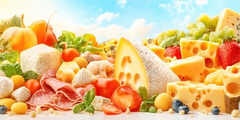 Gourmet Cheese Selection Banner