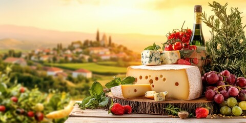 Gourmet Cheese Selection Banner