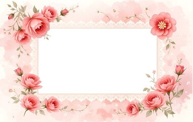 Flower background image, flower template, plant natural season banner texture
