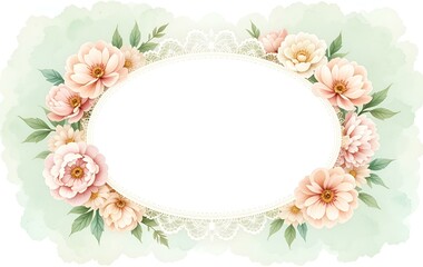Fototapeta premium Flower background image, template, plant nature banner texture