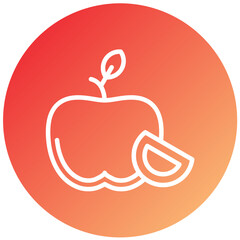 Apple Vector Design Icon Style