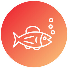 Salmon Vector Design Icon Style