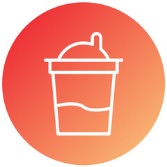 Blender Bottle Vector Design Icon Style