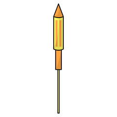 Naklejka premium New Year Icon Illustration Set