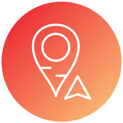 North Arrow Vector Design Icon Style