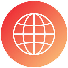 Vector Design Worldwide Icon Style