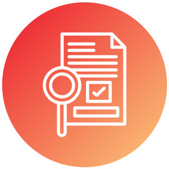 Vector Design Approved Project Icon Style