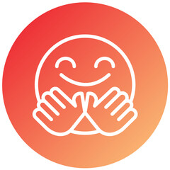 Vector Design Hug Icon Style