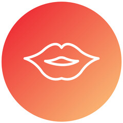 Vector Design Kiss Icon Style