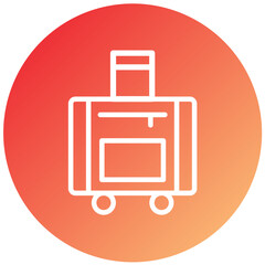 Vector Design Suitcase Icon Style