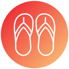 Vector Design Flip Flop Icon Style