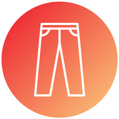 Vector Design Trousers Icon Style