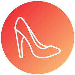 Vector Design High Heels Icon Style