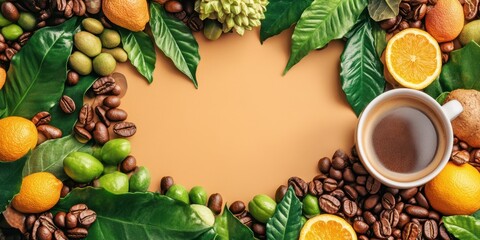 Coffee Beans Banner