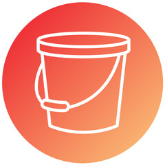 Vector Design Pail Icon Style