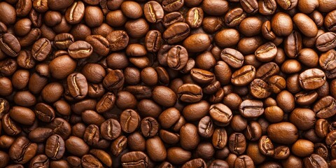 Fototapeta premium Coffee Beans Banner
