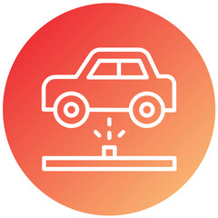 Vector Design Undercarriage Flush Icon Style