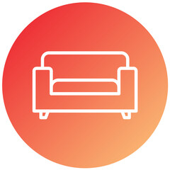 Vector Design Sofa Icon Style