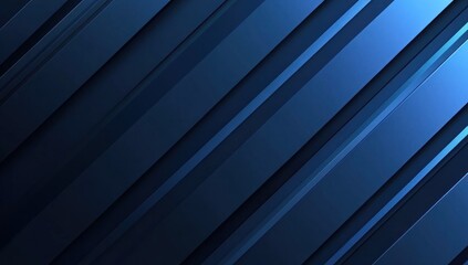 Obraz premium Abstract diagonal lines, dark blue geometric design background, digital art, trendy, tech backdrop, for website or app presentation, possibly screensaver