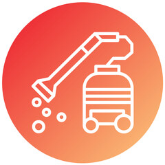 Vector Design Vacuum Cleaner Icon Style