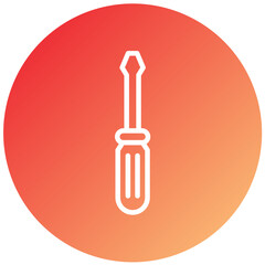 Vector Design Screwdriver Icon Style